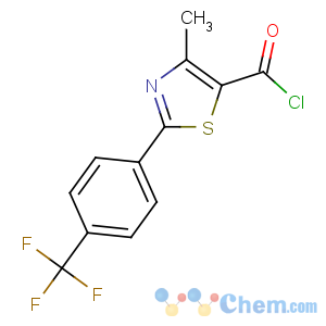 CAS No:477291-09-1 4-methyl-2-[4-(trifluoromethyl)phenyl]-1,3-thiazole-5-carbonyl chloride