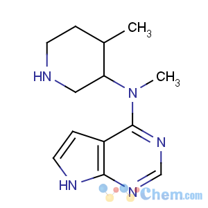 CAS No:477600-74-1 N-methyl-N-[(3R,4R)-4-methylpiperidin-3-yl]-7H-pyrrolo[2,<br />3-d]pyrimidin-4-amine