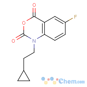 CAS No:477933-12-3 1-(2-cyclopropylethyl)-6-fluoro-3,1-benzoxazine-2,4-dione
