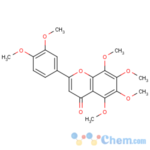 CAS No:478-01-3 2-(3,4-dimethoxyphenyl)-5,6,7,8-tetramethoxychromen-4-one