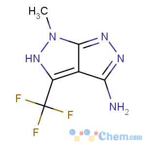 CAS No:478047-15-3 1-methyl-3-(trifluoromethyl)-2H-pyrazolo[3,4-c]pyrazol-4-amine