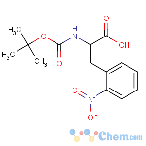 CAS No:478183-69-6 (2S)-2-[(2-methylpropan-2-yl)oxycarbonylamino]-3-(2-nitrophenyl)<br />propanoic acid