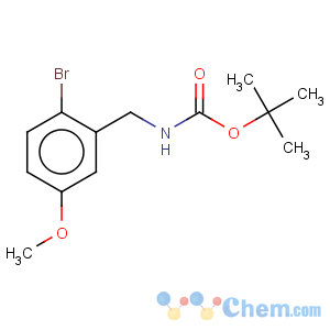 CAS No:478375-35-8 (2-bromo-5-methoxy-benzyl)-carbamic acid tert-butyl ester