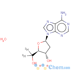 CAS No:478510-81-5 Adenosine-5',5'-C-d2,2'-deoxy-, monohydrate (9CI)