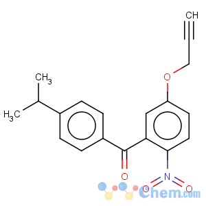 CAS No:478965-00-3 (4-isopropylphenyl)(2-nitro-5-(prop-2-ynyloxy)phenyl)methanone