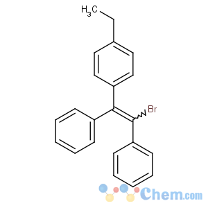 CAS No:479-68-5 1-[(E)-2-bromo-1,2-diphenylethenyl]-4-ethylbenzene