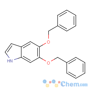 CAS No:4790-19-6 5,6-bis(phenylmethoxy)-1H-indole