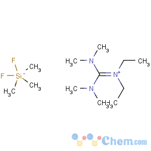 CAS No:479024-65-2 Ethanaminium,N-[bis(dimethylamino)methylene]-N-ethyl-,(TB-5-11)-difluorotrimethylsilicate(1-) (9CI)