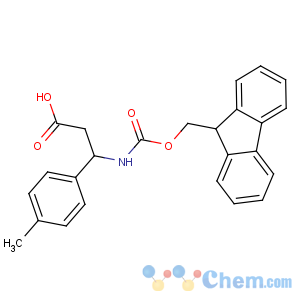 CAS No:479064-99-8 (3S)-3-(9H-fluoren-9-ylmethoxycarbonylamino)-3-(4-methylphenyl)propanoic<br />acid