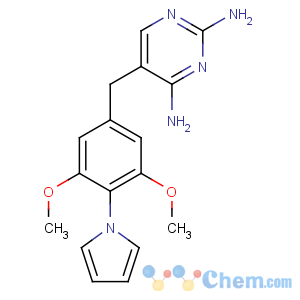 CAS No:479079-13-5 5-[(3,5-dimethoxy-4-pyrrol-1-ylphenyl)methyl]pyrimidine-2,4-diamine