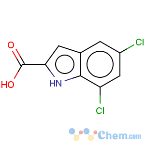 CAS No:4792-71-6 1H-Indole-2-carboxylicacid, 5,7-dichloro-