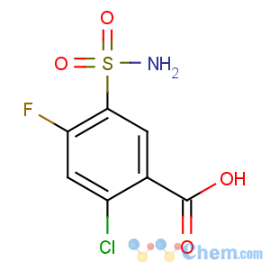 CAS No:4793-24-2 2-chloro-4-fluoro-5-sulfamoylbenzoic acid