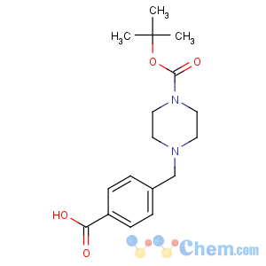 CAS No:479353-63-4 4-[[4-[(2-methylpropan-2-yl)oxycarbonyl]piperazin-1-yl]methyl]benzoic<br />acid