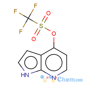 CAS No:479552-94-8 methanesulfonic acid, trifluoro-, 1h-pyrrolo[2,3-b]pyridin-4-yl ester (9ci)