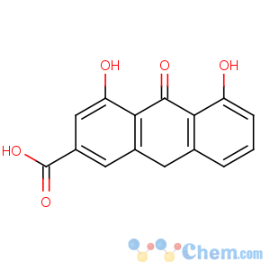 CAS No:480-09-1 4,5-dihydroxy-10-oxo-9H-anthracene-2-carboxylic acid