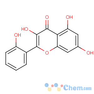 CAS No:480-15-9 3,5,7-trihydroxy-2-(2-hydroxyphenyl)chromen-4-one