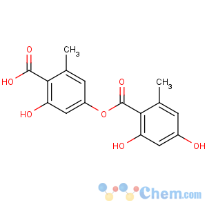 CAS No:480-56-8 4-(2,4-dihydroxy-6-methylbenzoyl)oxy-2-hydroxy-6-methylbenzoic acid