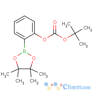 CAS No:480424-71-3 tert-butyl [2-(4,4,5,5-tetramethyl-1,3,2-dioxaborolan-2-yl)phenyl]<br />carbonate