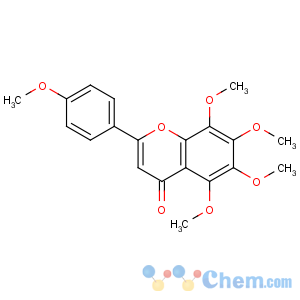CAS No:481-53-8 5,6,7,8-tetramethoxy-2-(4-methoxyphenyl)chromen-4-one
