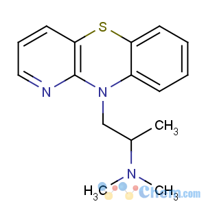 CAS No:482-15-5 N,N-dimethyl-1-pyrido[3,2-b][1,4]benzothiazin-10-ylpropan-2-amine