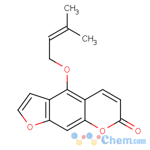 CAS No:482-45-1 4-(3-methylbut-2-enoxy)furo[3,2-g]chromen-7-one