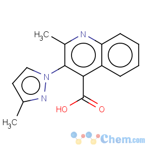 CAS No:482320-21-8 2-Methyl-3-(3-methyl-pyrazol-1-yl)-quinoline-4-carboxylic acid