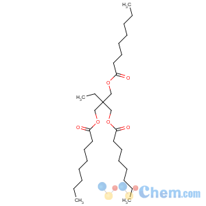 CAS No:4826-87-3 2-ethyl-2-[[(1-oxooctyl)oxy]methyl]-1,3-propanediyl dioctanoate