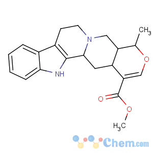 CAS No:483-04-5 Oxayohimban-16-carboxylicacid, 16,17-didehydro-19-methyl-, methyl ester, (19a)-