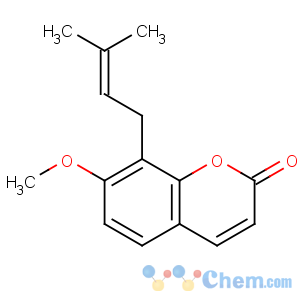 CAS No:484-12-8 7-methoxy-8-(3-methylbut-2-enyl)chromen-2-one