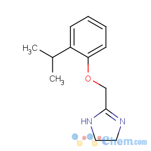 CAS No:4846-91-7 2-[(2-propan-2-ylphenoxy)methyl]-4,5-dihydro-1H-imidazole