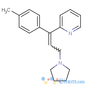 CAS No:486-12-4 2-[(E)-1-(4-methylphenyl)-3-pyrrolidin-1-ylprop-1-enyl]pyridine