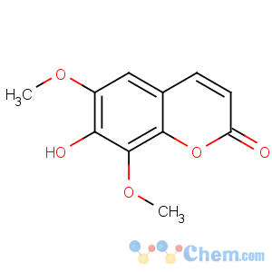 CAS No:486-21-5 7-hydroxy-6,8-dimethoxychromen-2-one