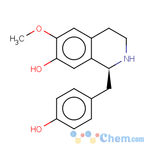 CAS No:486-39-5 7-Isoquinolinol,1,2,3,4-tetrahydro-1-[(4-hydroxyphenyl)methyl]-6-methoxy-, (1S)-