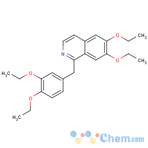 CAS No:486-47-5 1-[(3,4-diethoxyphenyl)methyl]-6,7-diethoxyisoquinoline