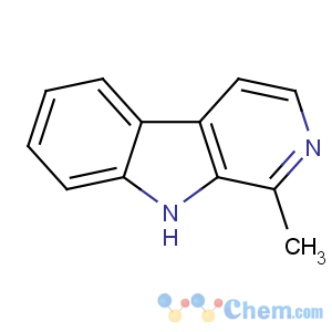CAS No:486-84-0 1-methyl-9H-pyrido[3,4-b]indole