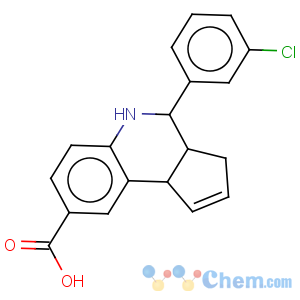 CAS No:486991-75-7 4-(3-Chloro-phenyl)-3a,4,5,9b-tetrahydro-3H-cyclopenta[c]quinoline-8-carboxylic acid