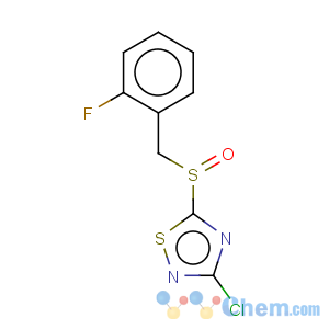 CAS No:486997-72-2 3-Chloro-5-(2-fluorobenzylsulfinyl)-1,2,4-thiadiazole