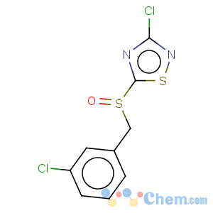 CAS No:486997-74-4 3-Chloro-5-(3-chlorobenzylsulfinyl)-1,2,4-thiadiazole