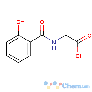 CAS No:487-54-7 2-[(2-hydroxybenzoyl)amino]acetic acid
