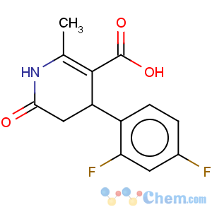 CAS No:487057-91-0 3-Pyridinecarboxylicacid, 4-(2,4-difluorophenyl)-1,4,5,6-tetrahydro-2-methyl-6-oxo-
