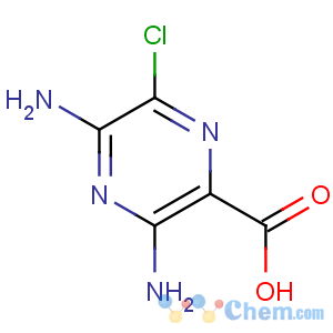 CAS No:4878-36-8 3,5-diamino-6-chloropyrazine-2-carboxylic acid