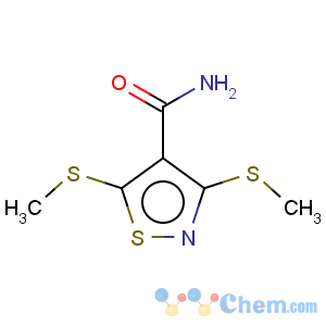 CAS No:4886-14-0 4-Isothiazolecarboxamide,3,5-bis(methylthio)-