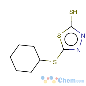 CAS No:4887-26-7 1,3,4-Thiadiazole-2(3H)-thione,5-(cyclohexylthio)-