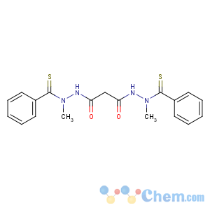 CAS No:488832-69-5 1-N',3-N'-bis(benzenecarbonothioyl)-1-N',3-N'-dimethylpropanedihydrazide