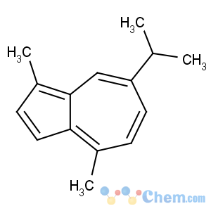 CAS No:489-84-9 1,4-dimethyl-7-propan-2-ylazulene