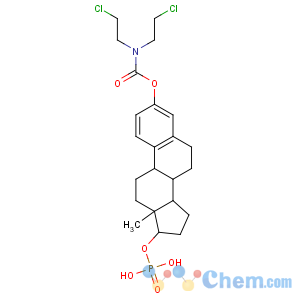 CAS No:4891-15-0 [(8R,9S,13S,14S,17S)-13-methyl-17-phosphonooxy-6,7,8,9,11,12,14,15,16,<br />17-decahydrocyclopenta[a]phenanthren-3-yl]<br />N,N-bis(2-chloroethyl)carbamate