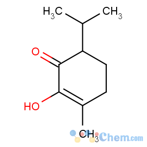 CAS No:490-03-9 2-hydroxy-3-methyl-6-propan-2-ylcyclohex-2-en-1-one