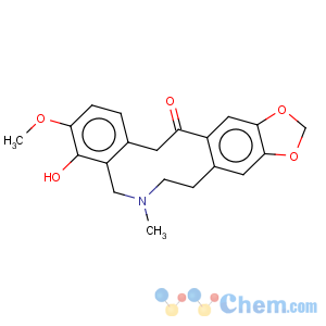 CAS No:490-52-8 Benzo[c][1,3]benzodioxolo[5,6-g]azecin-14(6H)-one,5,7,8,15-tetrahydro-4-hydroxy-3-methoxy-6-methyl-