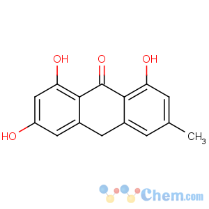 CAS No:491-60-1 1,3,8-trihydroxy-6-methyl-10H-anthracen-9-one