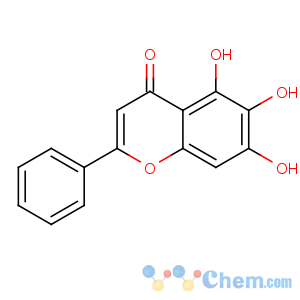 CAS No:491-67-8 5,6,7-trihydroxy-2-phenylchromen-4-one